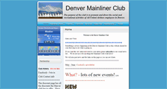 Desktop Screenshot of denvermainlinerclub.com